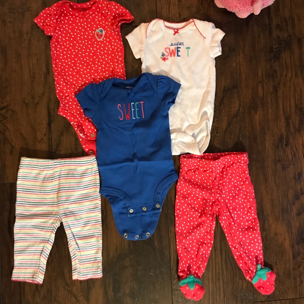 Sweet Thing Carter’s Strawberry set